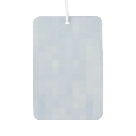 Licht blauw patroon - auto luchtverfrisser (Voorkant)