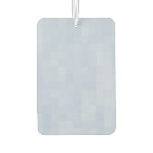Licht blauw patroon - auto luchtverfrisser (Achterkant)