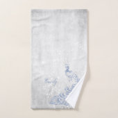 Licht blauw peracock, persoonlijke badhanddoeken bad handdoek (Handdoek)