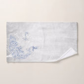 Licht blauw peracock, persoonlijke badhanddoeken bad handdoek (Handdoek)