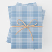 Licht blauw platform inpakpapier vel (In situ)