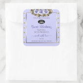 Licht blauw product Etiketten Blauwe Rozen Juwelen (Tas)