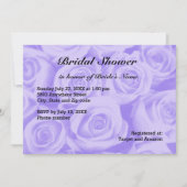 Licht blauw Roos Achtergrond Vrijgezellenfeest Uit Kaart (Voorkant)