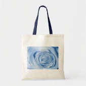 Licht blauw Roos Tote Bag (Voorkant)