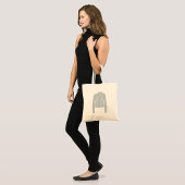Licht blauw Shirt Tote Bag