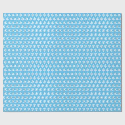 Licht blauw snowflake papier (Vlak)