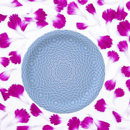 Licht blauw, stijlvol design papieren bordje