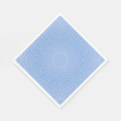 Licht blauw, stijlvol design servet (Hoek)