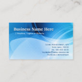 Licht Blauw Stijlvol - Modern en Hi-Tech Visitekaartje (Achterkant)