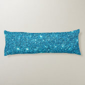 Licht blauw ventilatorlichaam lichaamskussen (Achterkant)