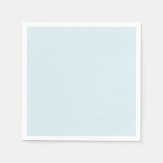 Licht Blauw Verbonden Stippen Servet (Voorkant)