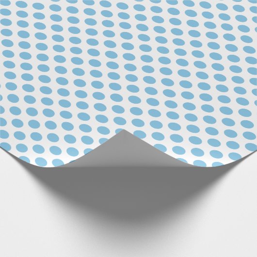 Licht blauw wandelpapier cadeaupapier (Hoek)