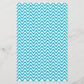 Licht blauw Wavy Stripe-lakpapier (Voorkant)