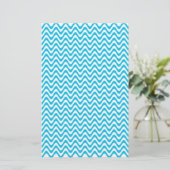 Licht blauw Wavy Stripe-lakpapier (Staand voorkant)