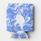 Licht Blauw Witte Warp Blikjeskoeler (Achterkant)