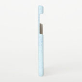 Licht blauw zand samsung galaxy hoesje (Linkerkant)