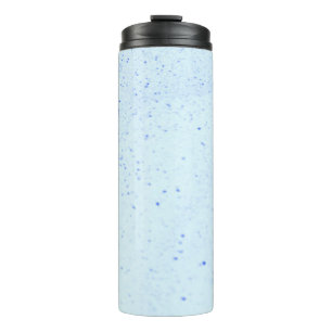 Licht blauw zand thermosbeker