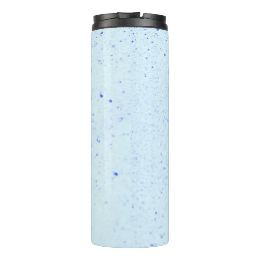 Licht blauw zand thermosbeker (Achterkant)