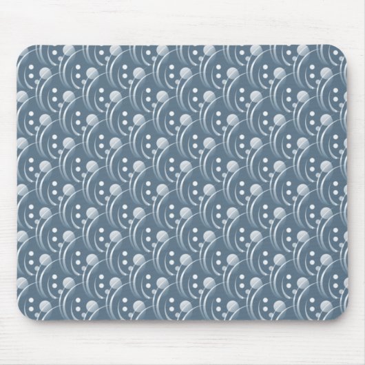 Licht Blauwe Hip en Stijlvolle Mousepad Muismat (Voorkant)