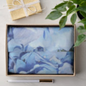 Licht blauwe hydrangea tissuepapier (Geschenk)