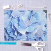 Licht blauwe hydrangea tissuepapier (Craft)