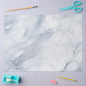 Licht blauwe marmer tissuepapier (Craft)