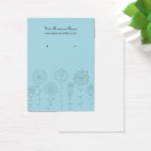 Licht blauwe modder Aangepaste oorenkaart Visitekaartje (Bureau)