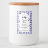 Licht blauwe Rozen op etiketten met witte verpakki (Voorkant)