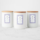 Licht blauwe Rozen op witte etiketten met Logo (Flessen)