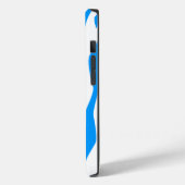 Licht blauwe Zebra afdrukken Case-Mate iPhone Case (Achterkant / Links)