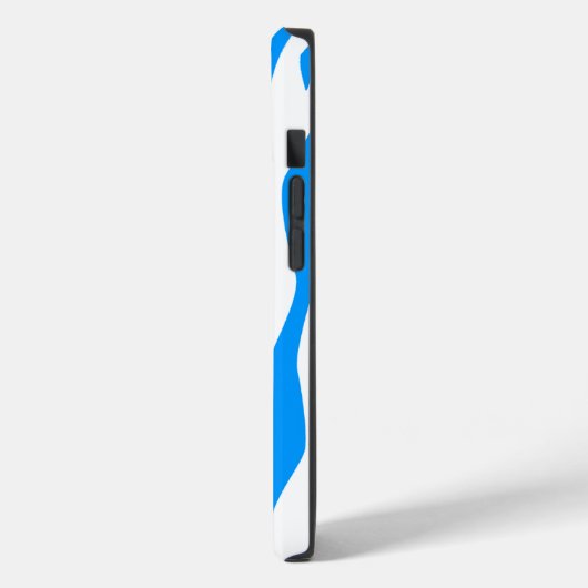 Licht blauwe Zebra afdrukken Case-Mate iPhone Case (Achterkant / Links)