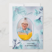 Licht Blauwgroen blauw ventilator in liefdevolle g (Voorkant)