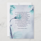 Licht Blauwgroen blauw ventilator in liefdevolle g (Achterkant)