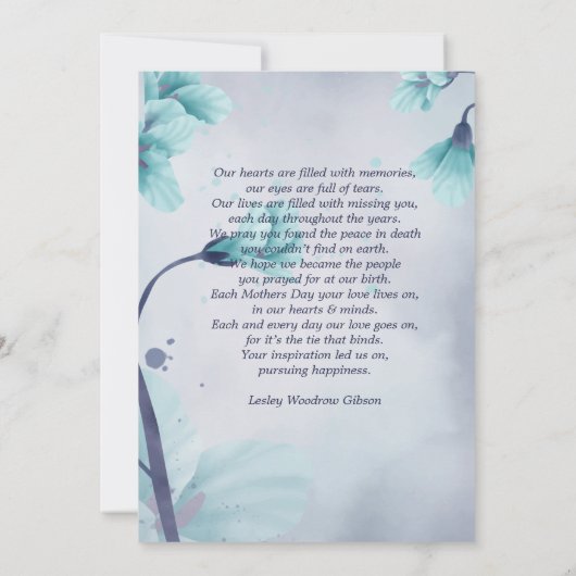 Licht Blauwgroen blauw ventilator in liefdevolle g (Achterkant)