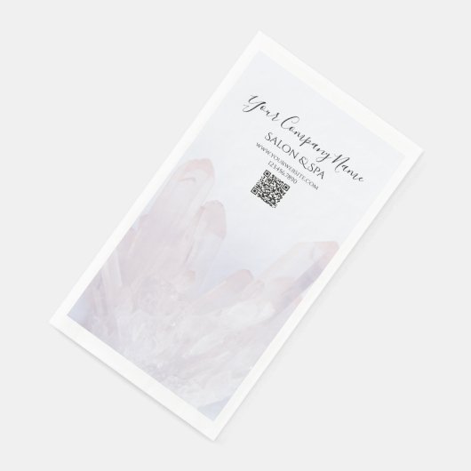 Licht Bleke Paarse kristallen Salon Spa Servet (Hoek)