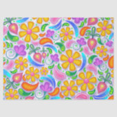 licht bloementissuepapier tissuepapier (Voorkant)