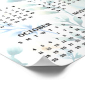 Licht bloemontwerp 20256 muurkalender poster (Hoek)