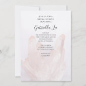 Licht Blush Roze Crystals Vrijgezellenfeest Kaart (Voorkant)