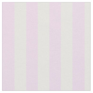 Licht Blush roze en witte verticale strepen Stof
