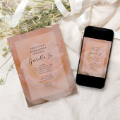 Licht Blush Roze Vrijgezellenfeest Kaart