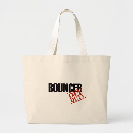 LICHT BOUNCER GROTE TOTE BAG (Voorkant)