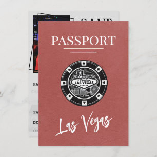 Licht Bourgogne Las Vegas Passport Bewaar de datum Save The Date