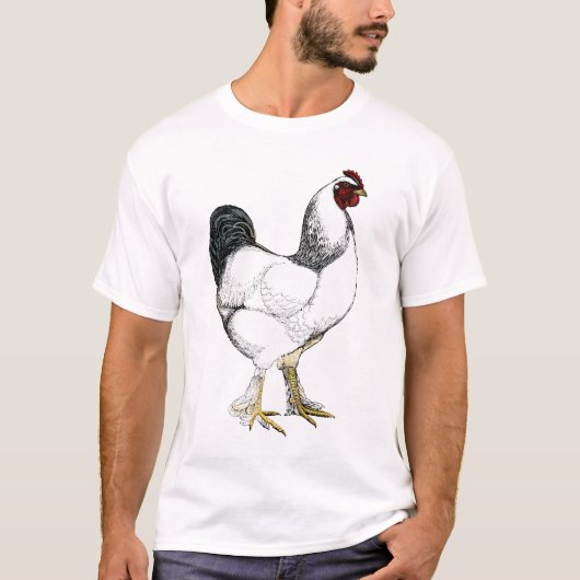 Licht Brahma Rooster Poultry Farmer Chicken Chef T-shirt (Voorkant)