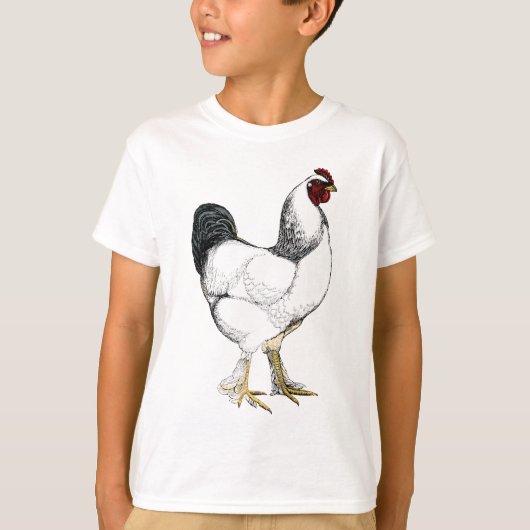 Licht Brahma Rooster Poultry Farmer Chicken Chef T-shirt (Voorkant)
