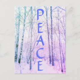 LICHT BRIEFKAART WINTER PEACE2
