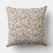 Licht bruin glitter omkeerbaar Pillow Elegant Kussen (Achterkant)