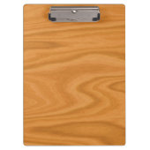 Licht bruin hout klembord (Voorkant)