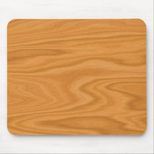 Licht bruin hout muismat
