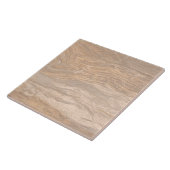 Licht bruin hout textiel Keramische tegel Tegeltje (Zijkant)