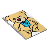 Licht bruin Traditionele Teddy Bear Notitieboek (Rechterzijde)